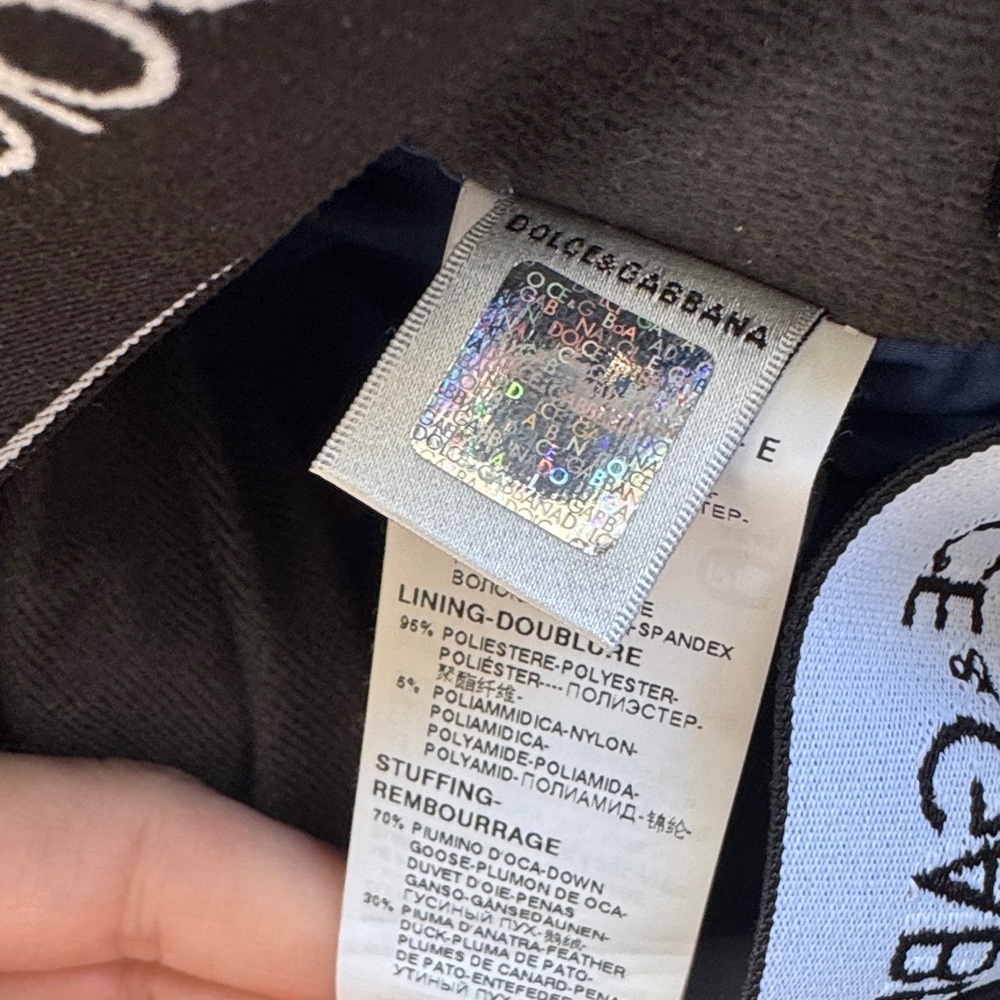 Dolce & Gabbana Kids Blue Snow Bib Pants - Picture 7 of 7